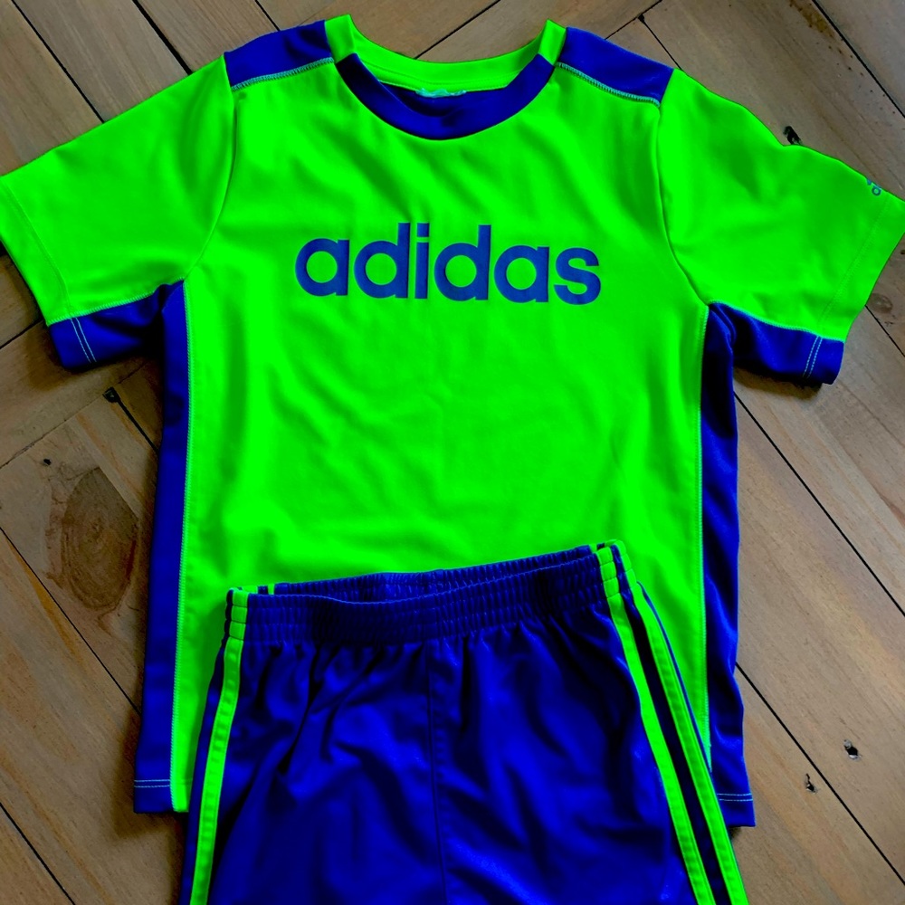 Matching Adidas shorts and shirt set . Excellent condition only worn 3x .